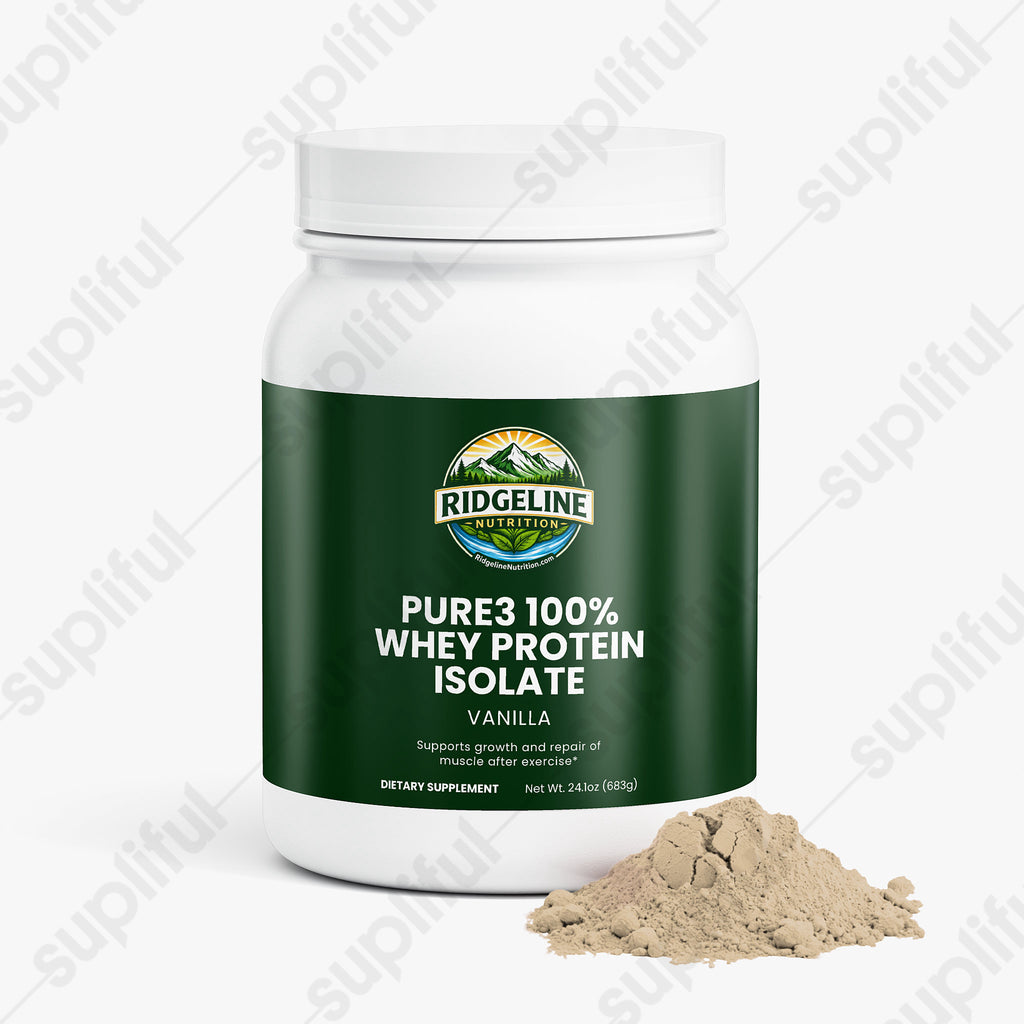 Pure3 100% Whey Protein Isolate (Vanilla)